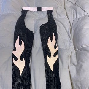 Mark of the beast reflective chaps DOLLSKILL